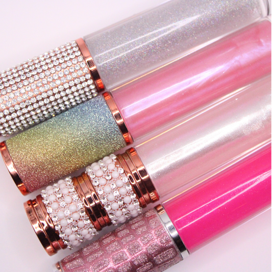 4 Tube Glitter Gloss Set