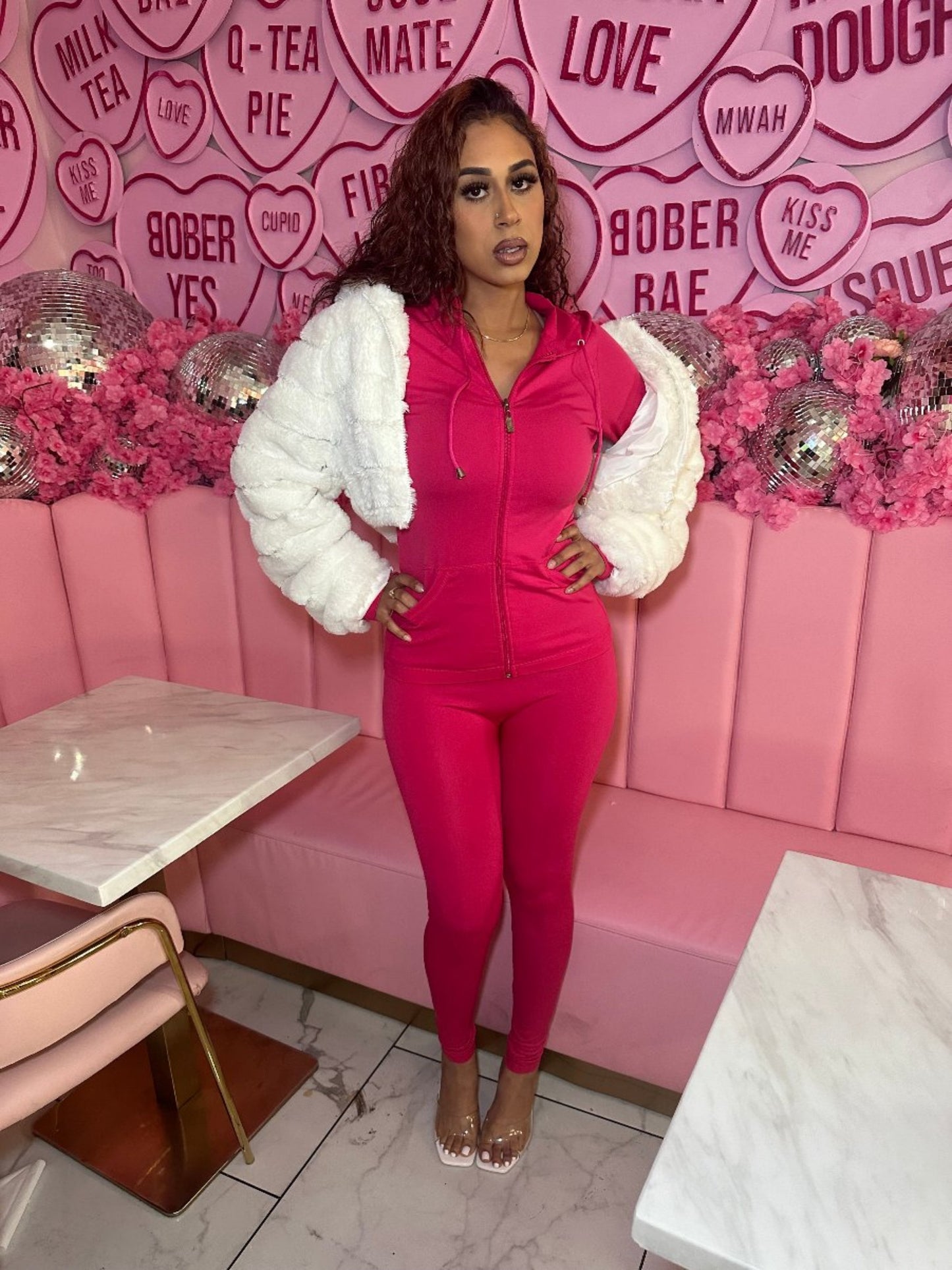 She's that GURL set- Hot Pink